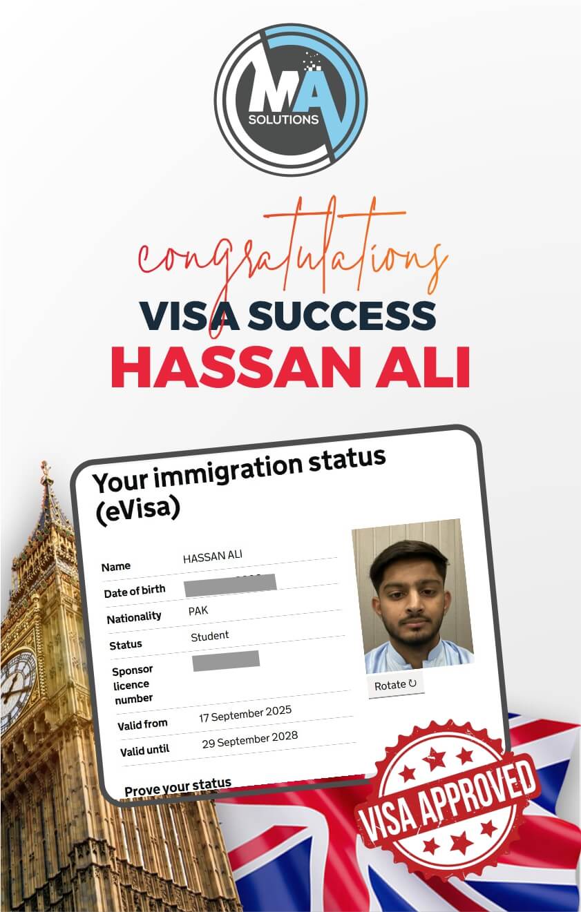 Success Stories MA Solutions Mirpur UK Students Visa 10